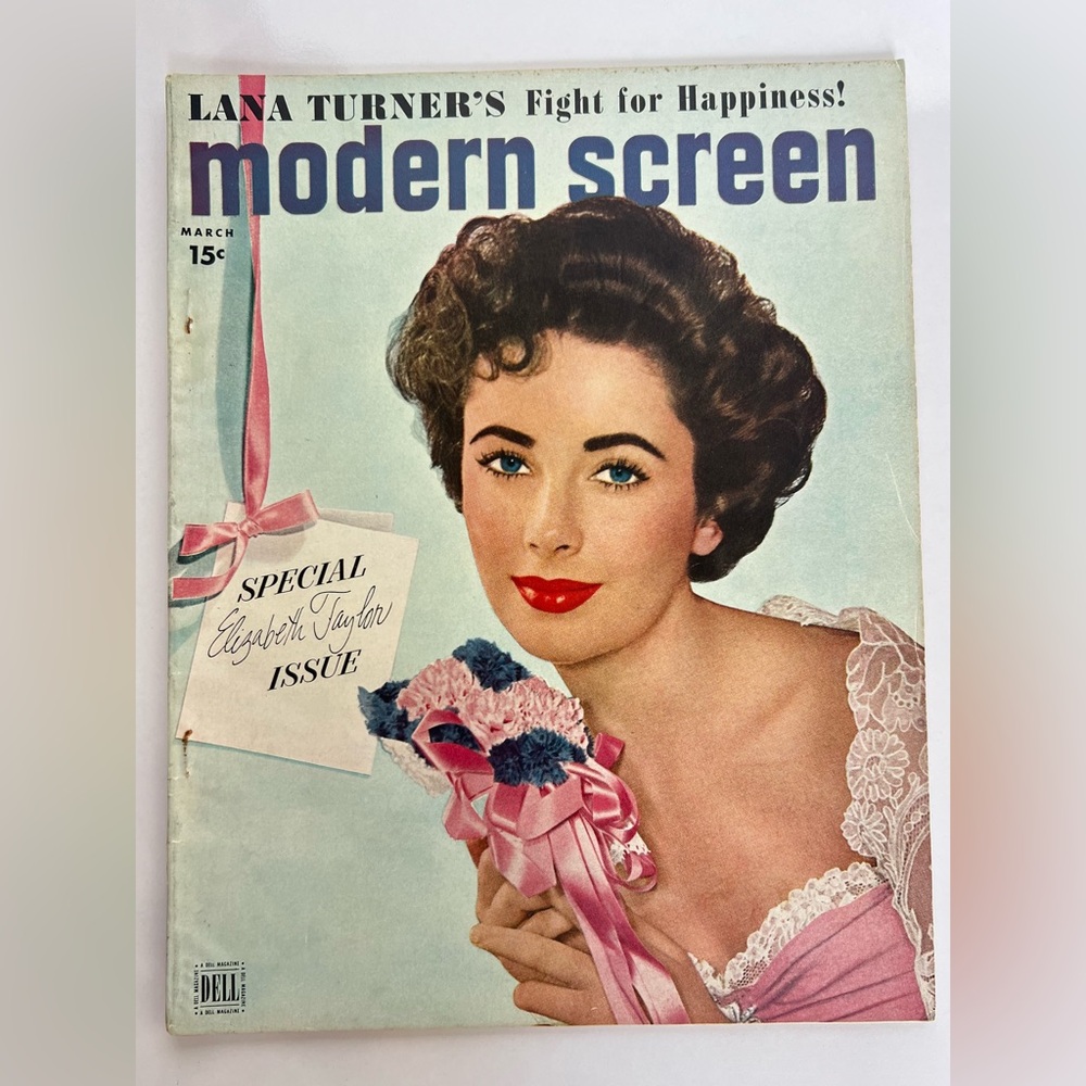 Modern Screen Magazine March 1950 - Special Elizabeth Taylor Issue